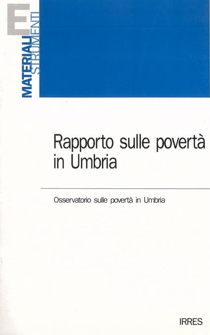 Rapporto sulle povertà in Umbria - copertina