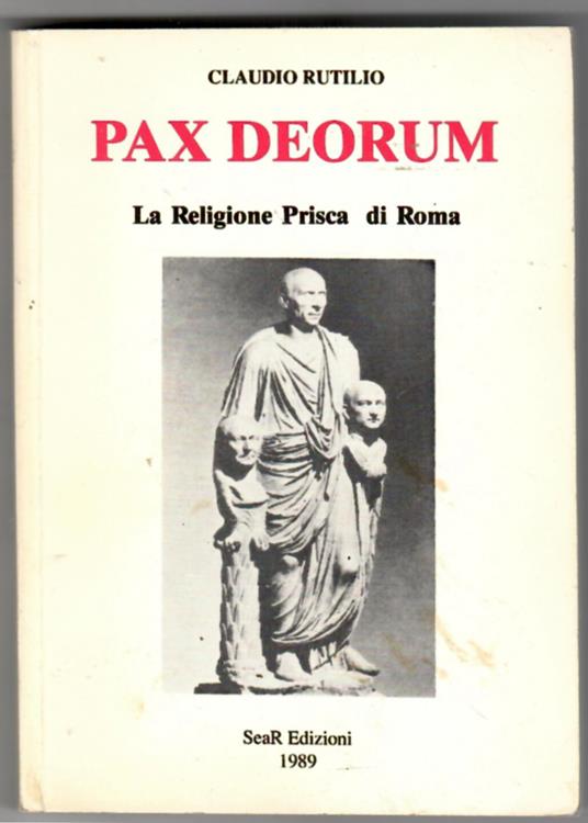 Pax Deorum. La religione prisca di Roma - copertina
