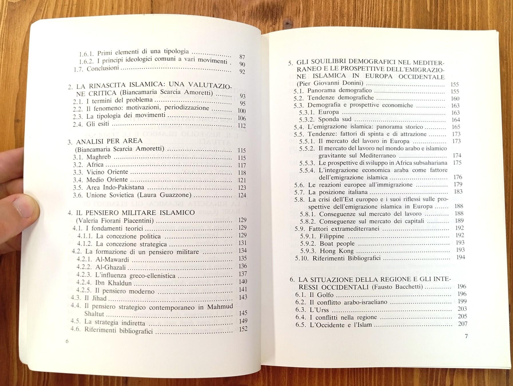 Rapporto di ricerca su ISLAM: problemi e prospettive e le politiche dell'Occidente