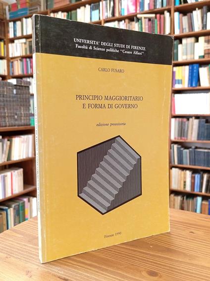 Principio maggioritario e forma di governo - Carlo Fusaro - copertina