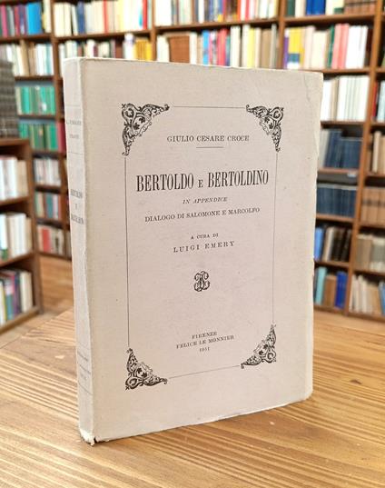 Bertoldo e Bertoldino. In appendice: Dialogo di Salomone e Marcolfo - copertina