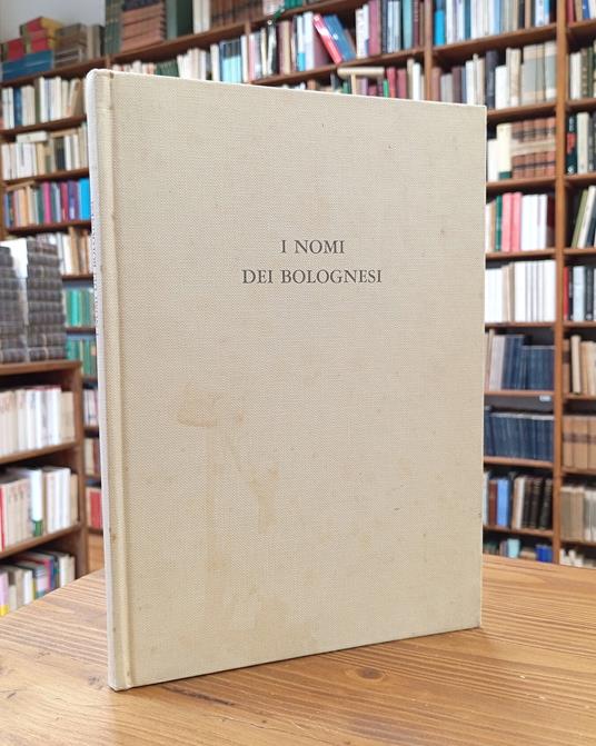 I nomi dei bolognesi - copertina