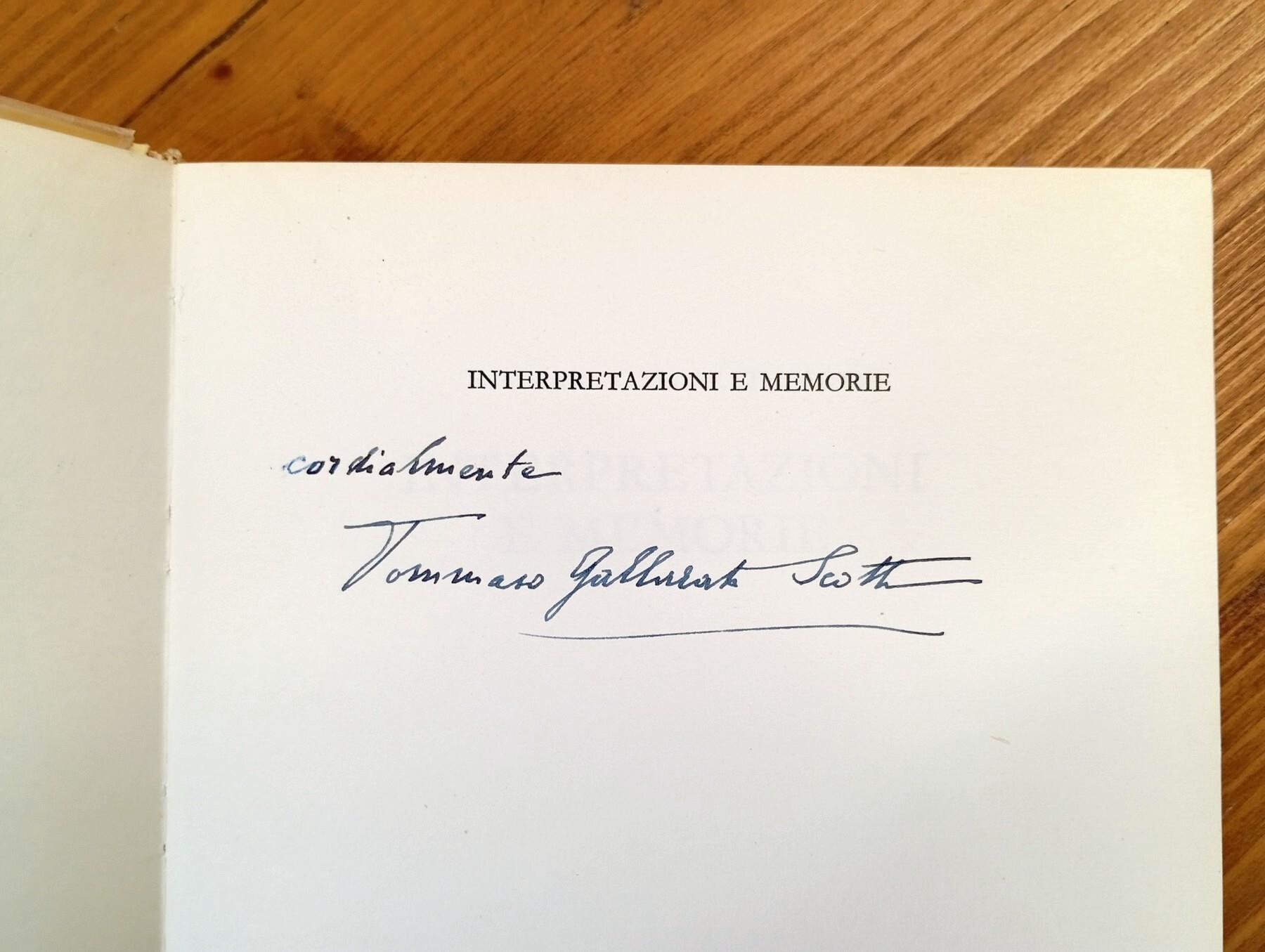 Interpretazioni e memorie