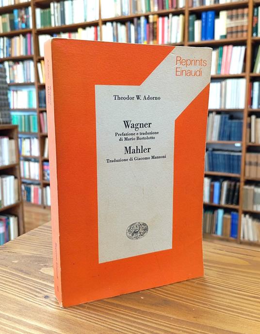 Wagner - Mahler - Theodor W. Adorno - copertina