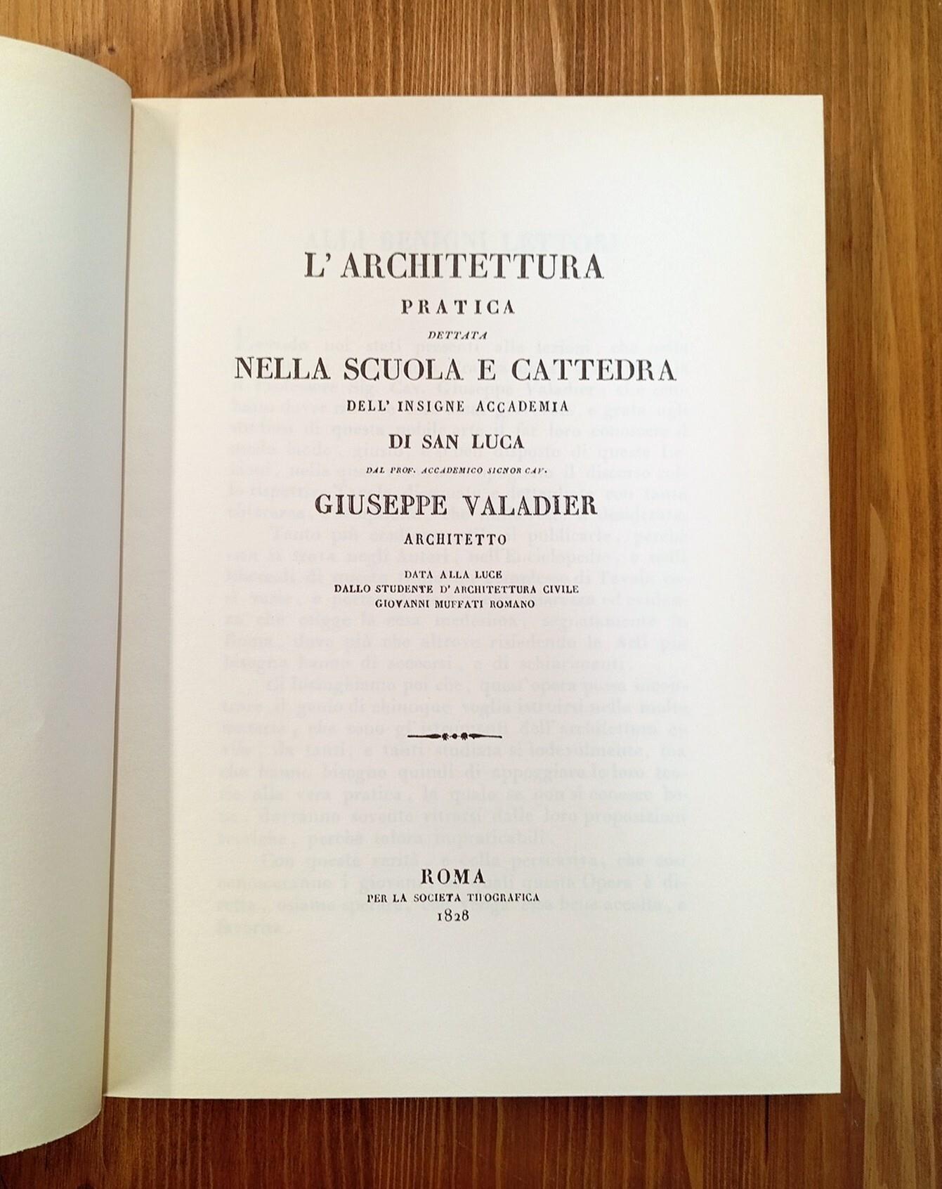L' architettura pratica. Vol. I, II, III, IV, V (opera completa)