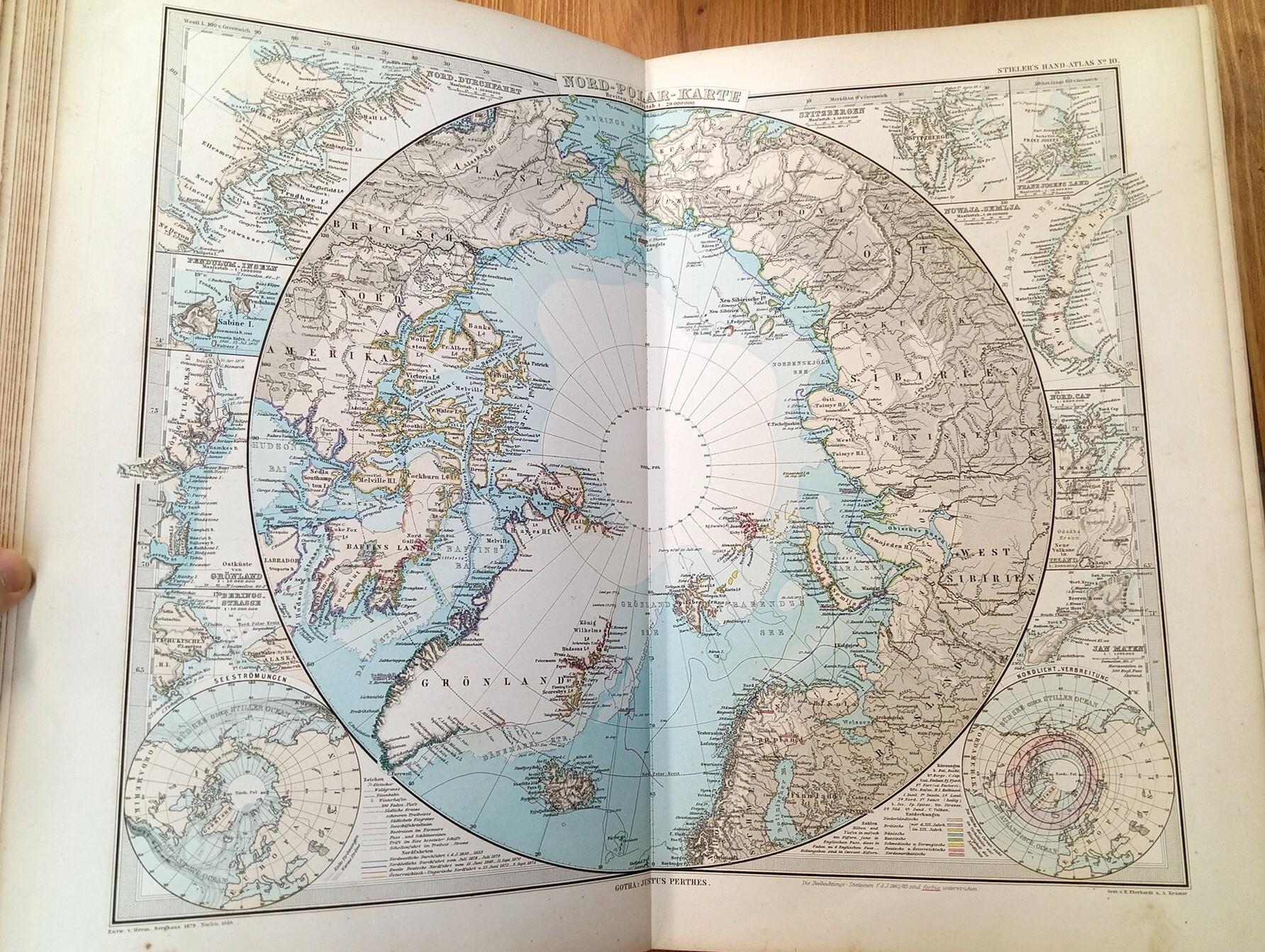 Hand Atlas über alle theile der Erde und über das Weltgebäude (95 Karten)