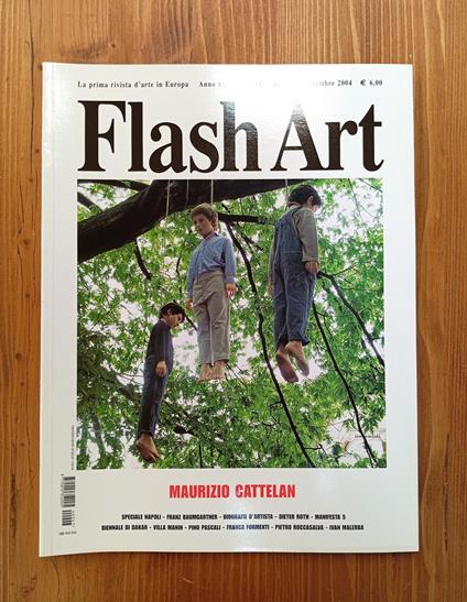 Flash Art - anno XXXVII, n. 247, agosto-settembre 2004 - copertina