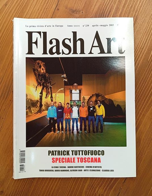 Flash Art - anno XXXVII, n. 239, aprile-maggio 2003 - copertina