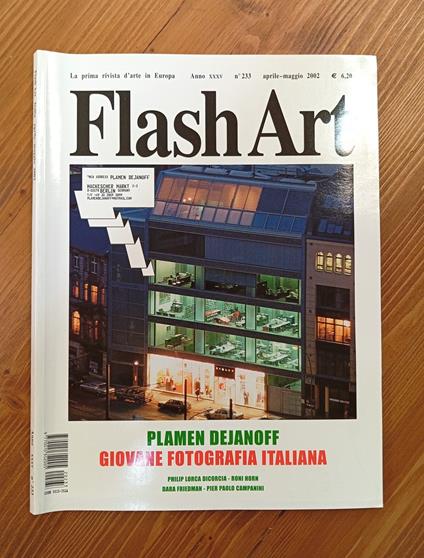 Flash Art - anno XXXV, n. 233, aprile-maggio 2002 - copertina