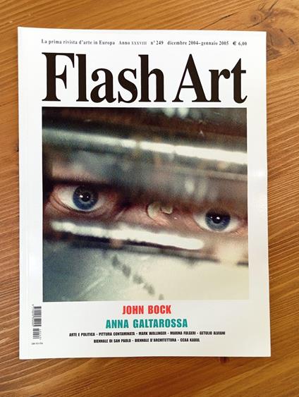 Flash Art - anno XXXVIII, n. 249, dicembre 2004 - gennaio 2005 - copertina