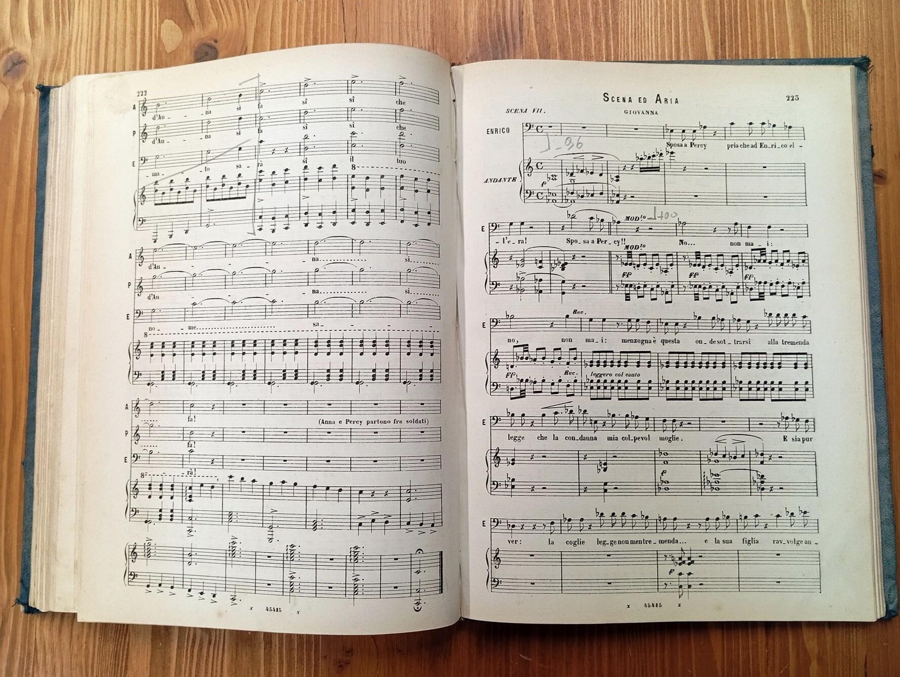 Anna Bolena. Tragedia lirica in due atti - Opera completa per canto e pianoforte