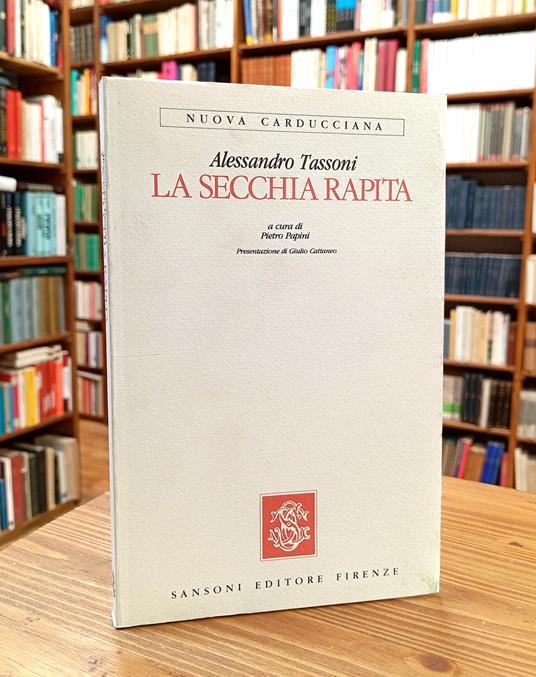 La secchia rapita - Alessandro Tassoni - copertina