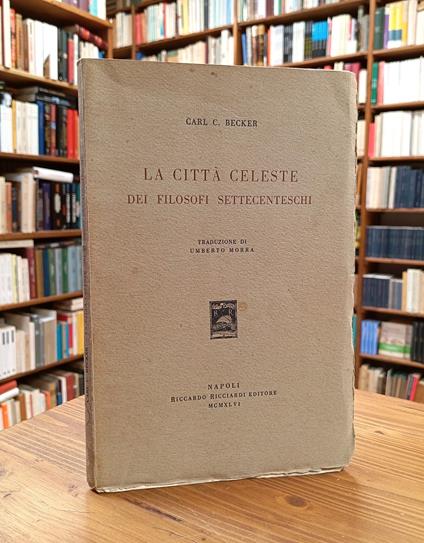 La città celeste dei filosofi settecenteschi - copertina