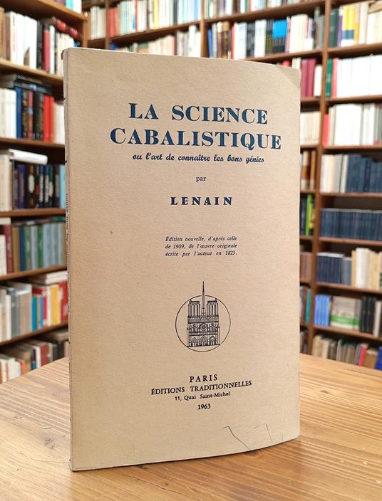 La Science cabalistique, ou l'art de connaître les bons génies - copertina