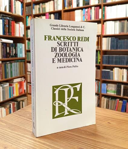 Scritti di botanica, zoologia e medicina - Francesco Redi - copertina