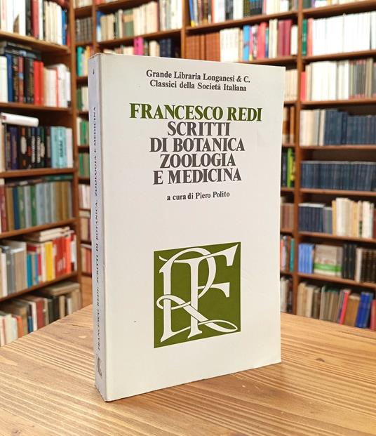 Scritti di botanica, zoologia e medicina - Francesco Redi - copertina