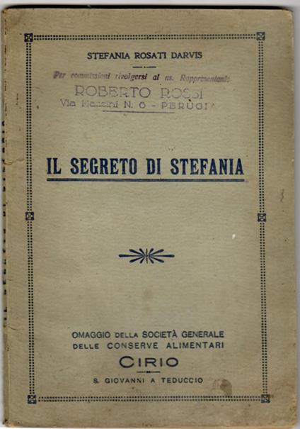 Il segreto di Stefania - Stefania Rosati Darvis - copertina