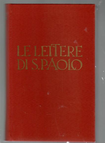 Lettere di san Paolo - Paolo San - copertina
