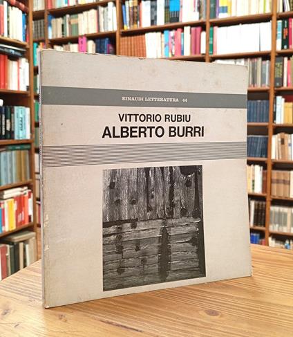 Alberto Burri - Vittorio Rubiu - copertina