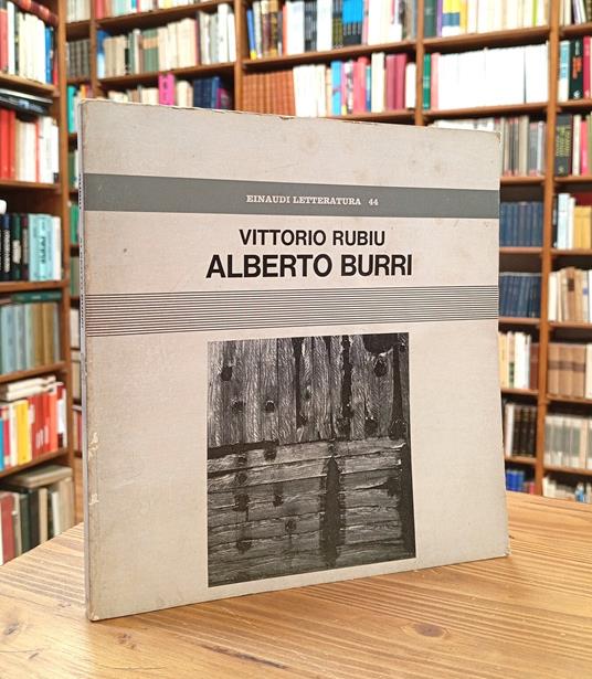 Alberto Burri - Vittorio Rubiu - copertina