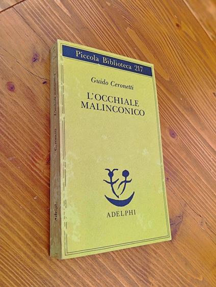 L' occhiale malinconico - Guido Ceronetti - copertina