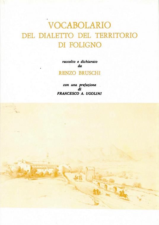 Vocabolario del dialetto del territorio di Foligno - copertina