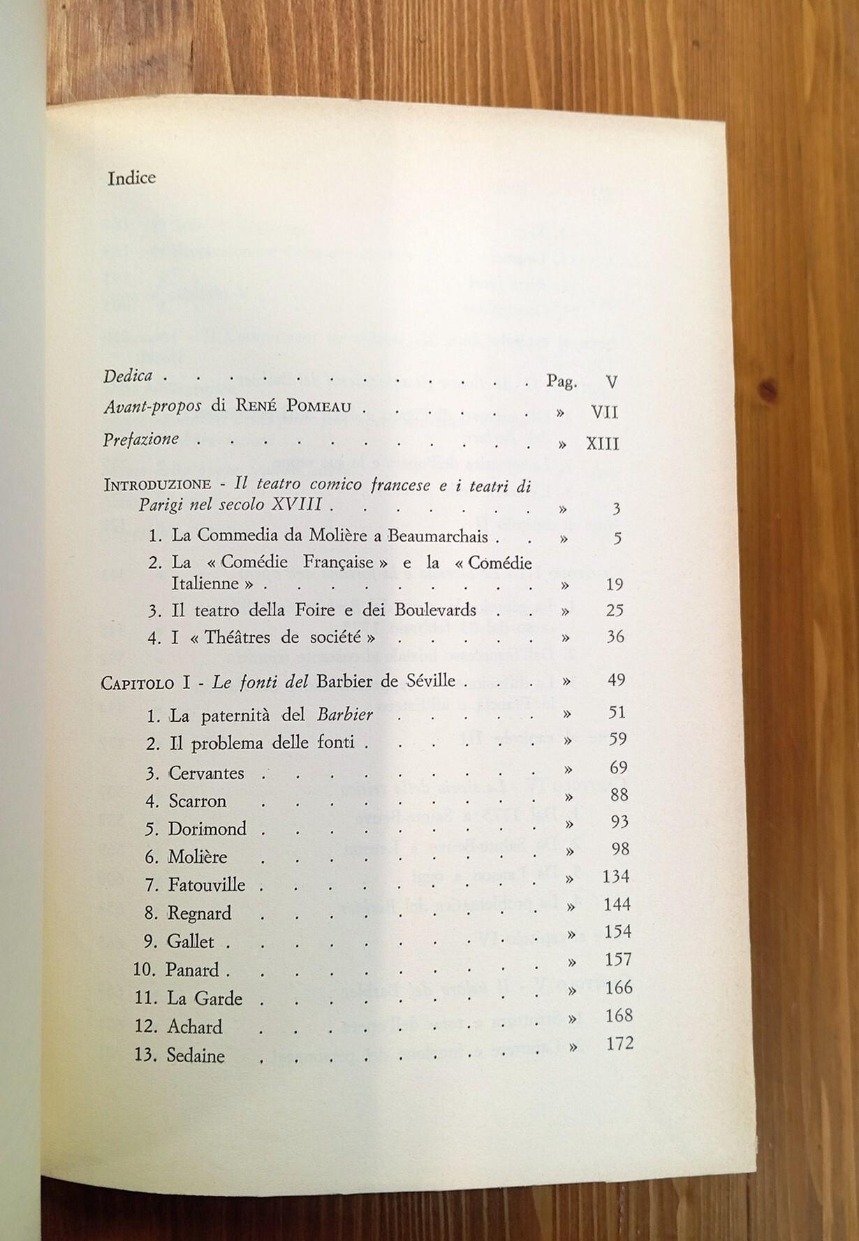 Beaumarchais nel suo tempo e nel nostro tempo: Le barbier de Séville