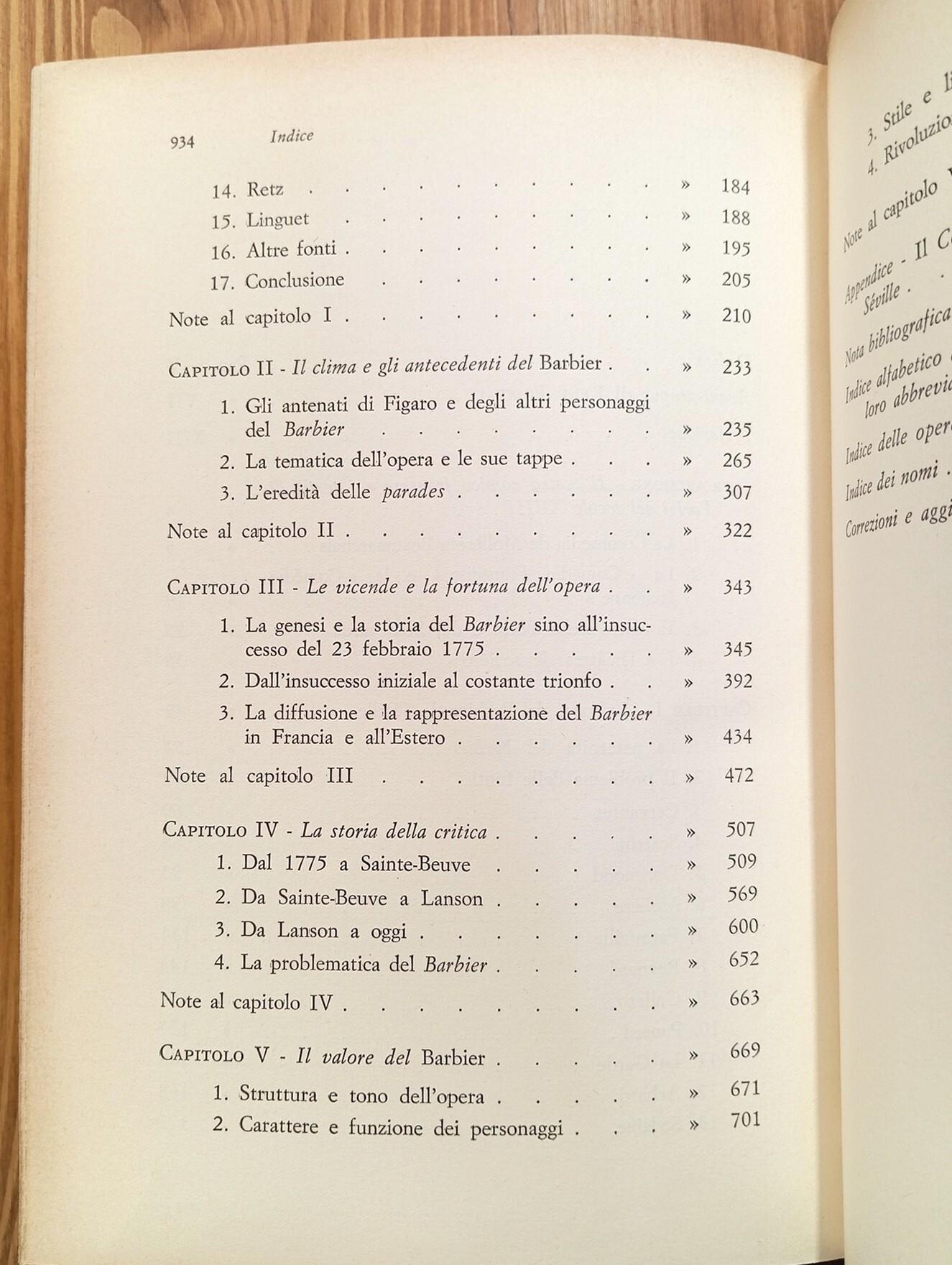 Beaumarchais nel suo tempo e nel nostro tempo: Le barbier de Séville
