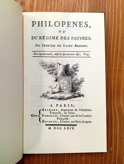 Philopenes, ou Du régime des pauvres - copertina