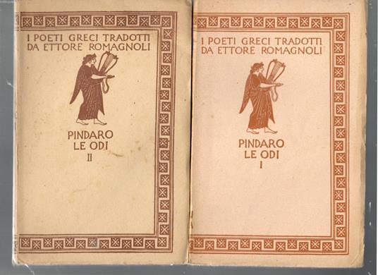 Le odi 2 volumi - Pindaro - copertina