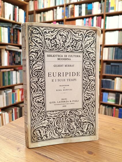 Euripide e i suoi tempi - Gilbert Murray - copertina