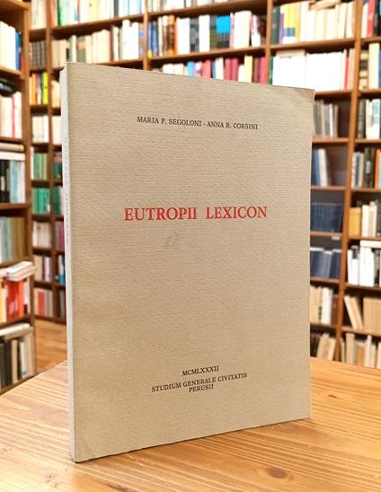 Eutropii Lexicon - copertina