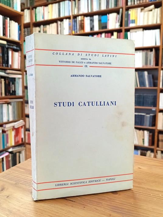 Studi catulliani - Armando Salvatore - copertina