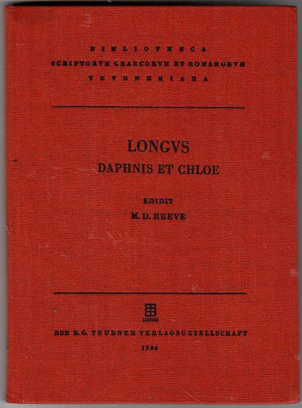 Daphnis et Chloe - copertina