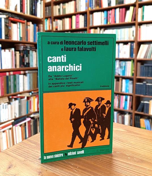 Canti anarchici - copertina
