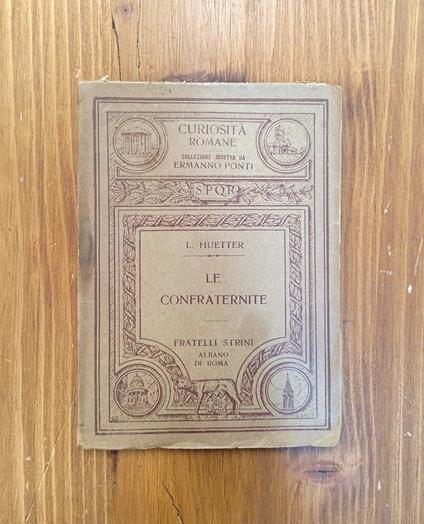 Le Confraternite - copertina