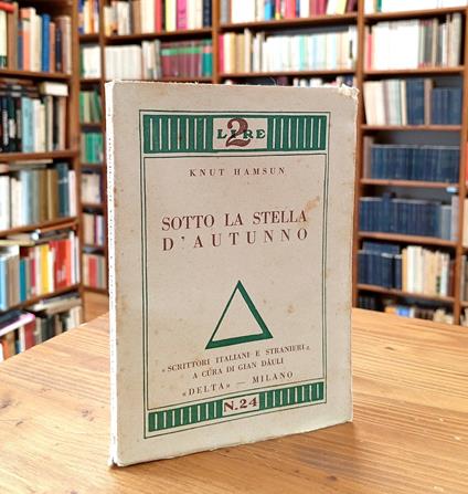 Sotto la stella d'autunno - copertina