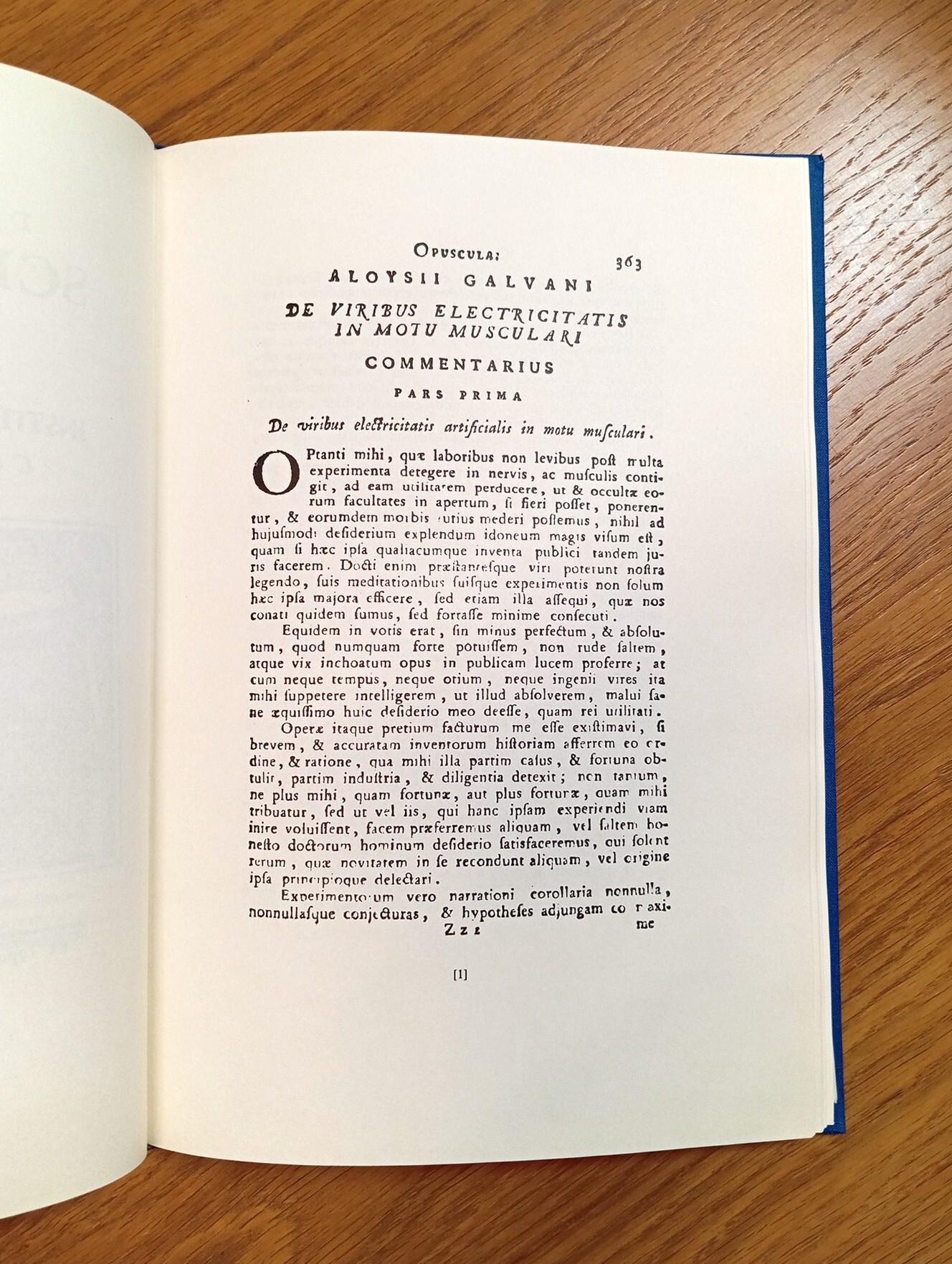 De viribus electricitatis in motu musculari