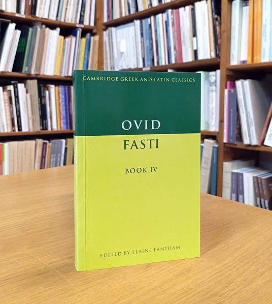 Fasti. Book IV - copertina