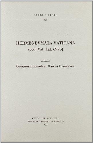 Hermeneumata vaticana - copertina