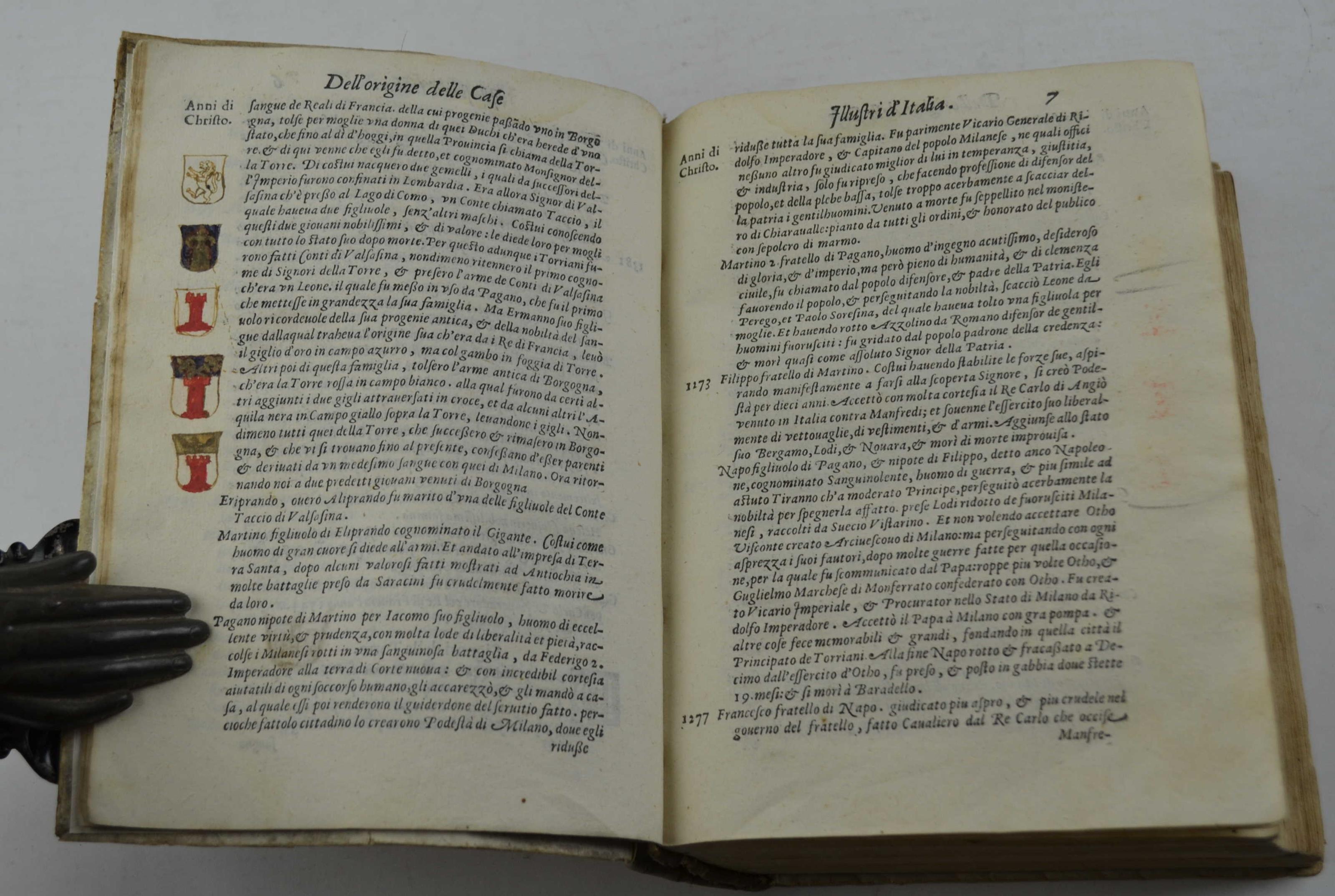 Della origine, et dè fatti delle famiglie illustri d'Italia…