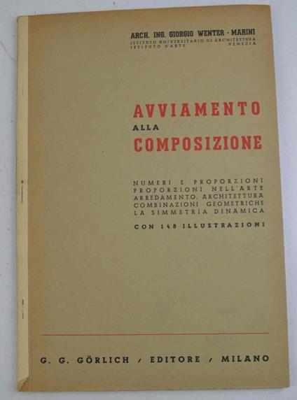 Avviamento alla composizione.. - Giorgio Wenter-Marini - copertina