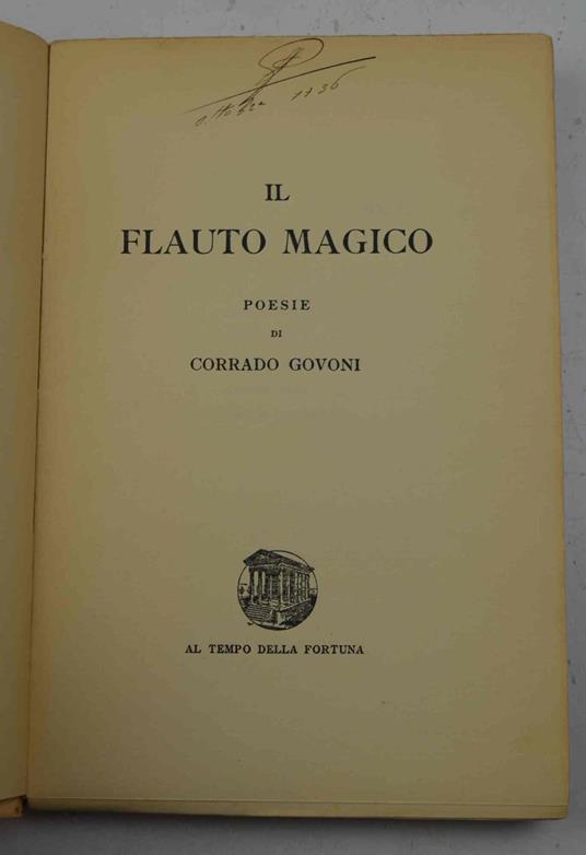 Il flauto magico. Poesie - copertina