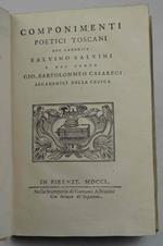 Componimenti poetici toscani