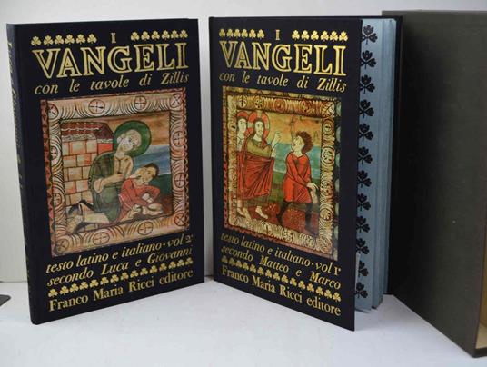 I Vangeli con le tavole di Zillis... testo latino nella edizione critica oxoniense di I. Wordsworth e H. White. Traduzione italiana di Noccolò Tommaseo - copertina