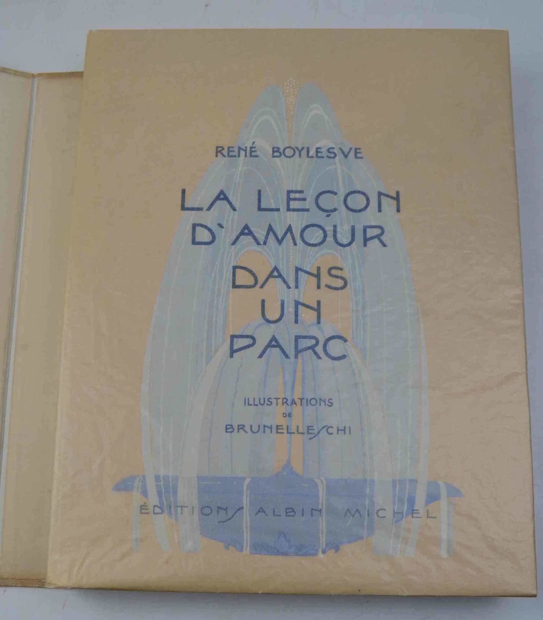 La leçon d'amour dans un parc