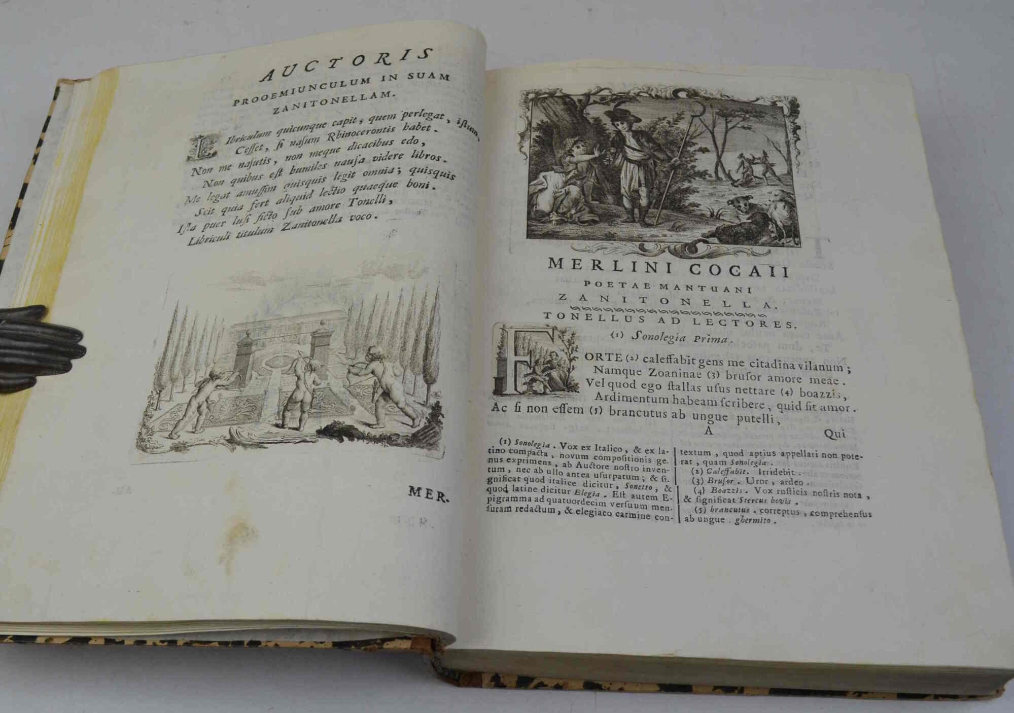 Opus macaronicarum notis illustratum, cui accessit vocabolarium vernaculum, etruscum, et latinum. Editio omnium locuplentissima…