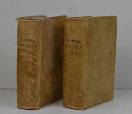 Homeri opera quae exstant omnia graece & latine. Graeca ad principem H. Stephani, ut & ad primam omnium demetrii chalcondylae editionem atque insuper ad cod. Mss. Sunt excussa. Ex latinis editis selecta sunt optima, verum ita interpolata, ut plurimis - Omero - copertina