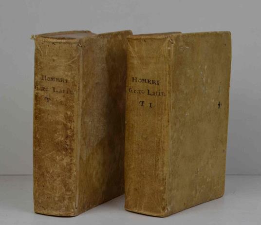 Homeri opera quae exstant omnia graece & latine. Graeca ad principem H. Stephani, ut & ad primam omnium demetrii chalcondylae editionem atque insuper ad cod. Mss. Sunt excussa. Ex latinis editis selecta sunt optima, verum ita interpolata, ut plurimis - Omero - copertina