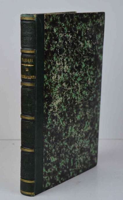 La secchia rapita... con annotazioni e col canto dell'Oceano - copertina